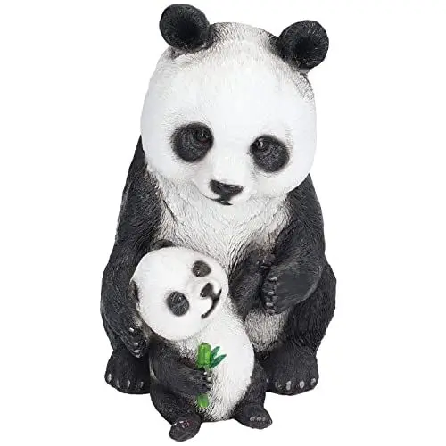 Produktbild: Zerodis Garten-Rasen-Schreibtischdekoration – Simulation von Panda-Ornamenten – Bären-Ornament – ​​25 cm – Wasserdicht und Sonnenschutzmittel