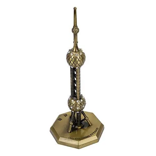 Produktbild: Zerodis Gebäude Shanghai Oriental Pearl Diamond Model Galvanik Verarbeitung Shanghai Oriental Pearl mit mit Diamond Model Galvanik Verarbeitung Travel Souvenir Tower Statuen