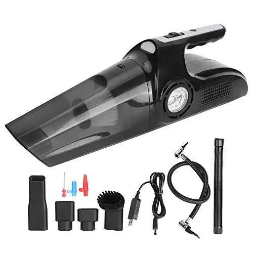 Produktbild: Zerodis Handstaubsauger 120 W Tragbarer Wiederaufladbarer USB-Handstaubsauger 4-in-1-Akku-Staubsauger Nass-Trocken-Dual-Use für das Auto zu Hause