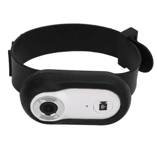 Produktbild: Zerodis Katzenhalsband-Kamera, Mini-Körperkamera, 120 Grad Weitwinkel, HD-Bild, Videoaufzeichnung, Hundeverfolgung, Magnetische Halsbandkamera für Reiten Im Innen- und Außenbereich (#11)