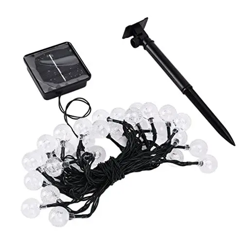 Produktbild: Zerodis LED-Solarlichterkette, effiziente Solar 8-12 Arbeitsstunden Niedliche Outdoor-Lichterkette Umweltschutz für Garten-Rasen-Dekor im Freien