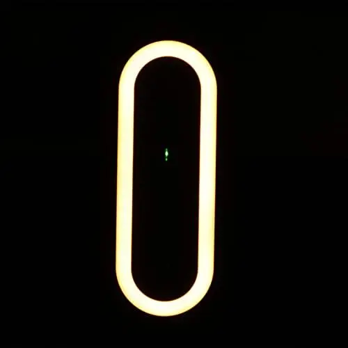 Produktbild: Zerodis Luftreiniger Nachtlicht Kleiner Plug-in Negativ-Ionen-Generator Mini-Lufterfrischer LED Intelligente Induktion Weiß 100‑240 V