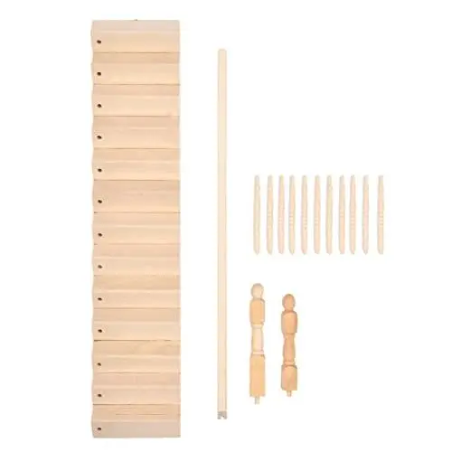 Produktbild: Zerodis Miniaturtreppe 1:12 Holzhandlauf DIY Treppe Puppenhaus Zubehör, Vormontierte Stufen Modellhandwerk(rechte Armlehne)