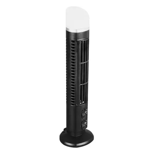 Produktbild: Zerodis Turmventilator ohne Flügel, 90 Grad Oszillierend, Leise, Tragbarer USB-Tischventilator, Turmventilator ohne Flügel, 90 Grad Oszillierend, Leise, Tragbarer USB-Tischventilator mit