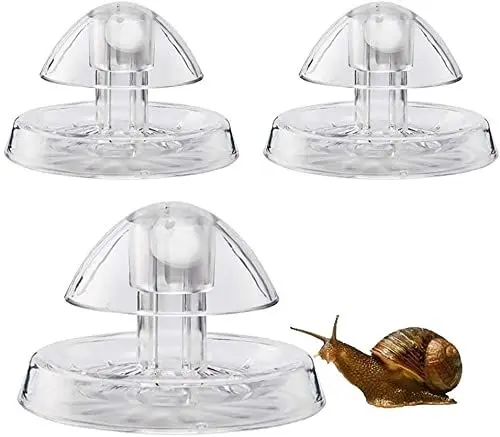 Produktbild: Zeromall Schneckenfänger, Schneckenfalle, Kunststoff, Planarischer Schädlingsfang, Box für Aquarium, Fischpflanze, Aquarium, 3 Stück / 8 cm