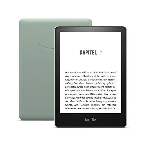 Produktbild: Kindle Paperwhite (16 GB) – Jetzt mit 6,8-Zoll-Display (17,3 cm) und verstellbarer Farbtemperatur – mit Werbung - Agavengrün