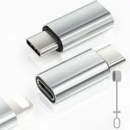 Produktbild: Zestiq Lightning auf USB C Adapter, 2 Stück Adapter Lightning auf USB-C für iPhone 16/16 Pro/16 Pro Max/16 Plus/iPhone 15/iPhone 15 Pro, Galaxy S24/S23, iPad, Nicht für Audio/OTG