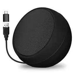 Produktbild: ZETIY Lautsprecher PC, Mini USB Lautsprecher Boxen mit Stereo-Sound Laptop Lautsprecher für Notebook, PC, Laptop, Desktop - Plug and Play - （Compact 2.0 - Schwarz）