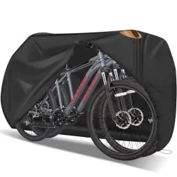 Produktbild: Zettum Fahrradabdeckung für 2 Fahrräder - Stationäre Fahrradgarage für die Aufbewahrung im Freien Wasserdichtes Outdoor & Heavy Duty, 600D PU Beschichtung Fahrrad Regenschutz für 2 Fahrräder