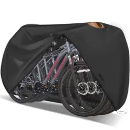 Produktbild: Zettum Fahrradabdeckung für 3 Fahrräder - Stationäre Fahrradgarage für die Aufbewahrung im Freien Wasserdichtes Outdoor & Heavy Duty, 600D PU Beschichtung Fahrrad Regenschutz für 3 Fahrräder