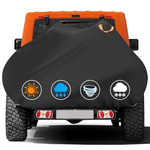 Produktbild: Zettum Fahrradabdeckung für Transport von 2 Fahrrädern - Fahrradhülle für Heckträger Wasserdichtes & Heavy Duty, PU Beschichtung Fahrradgarage für die Außenlagerung auf der Autokupplung Reiselagerung