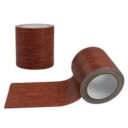 Produktbild: Zfseyuh Reparatur Klebeband, Boden Holzoptik Klebeband, PE Möbel Reparatur Klebeband Selbsthaftend, Tiefrot Holzmaserung für Boden Möbel (5.7cm x 4.57m)
