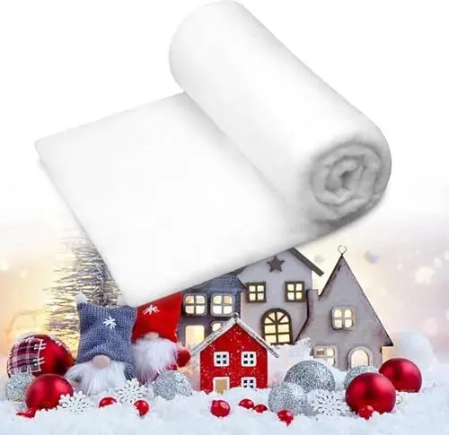 Produktbild: Zfseyuh Weihnachten Schneedecke 90x240cm Künstliche Schneedecke Schneematte Deko Weihnachten Schneedecken Rolle Flauschig Kunstschnee Dekoration für Weihnachts-Winterdekoration