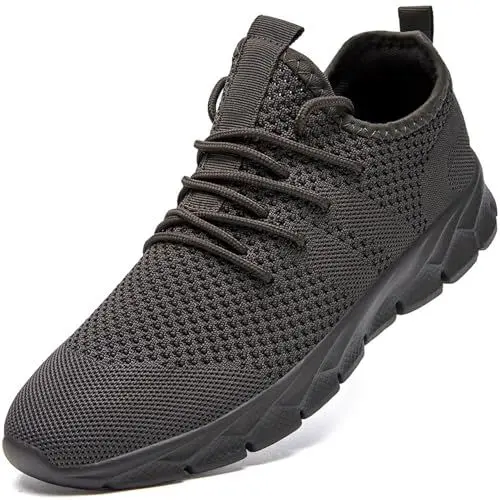 Produktbild: ZGPWZWL Schuhe Herren Sneakers Laufschuhe Sportschuhe Straßenlaufschuhe Turnschuhe Leichtgewichts Sommer Schuhe,Grau,EU48