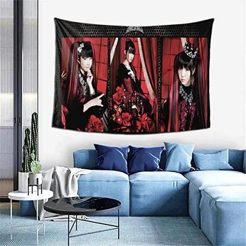 Produktbild: ZhangYu Babymetal Tapisserie Wandbild Wandbehang Home Wandbild Dekor Decke Kunst Dekor für Wohnzimmer Schlafzimmer 60 x 40 Zoll