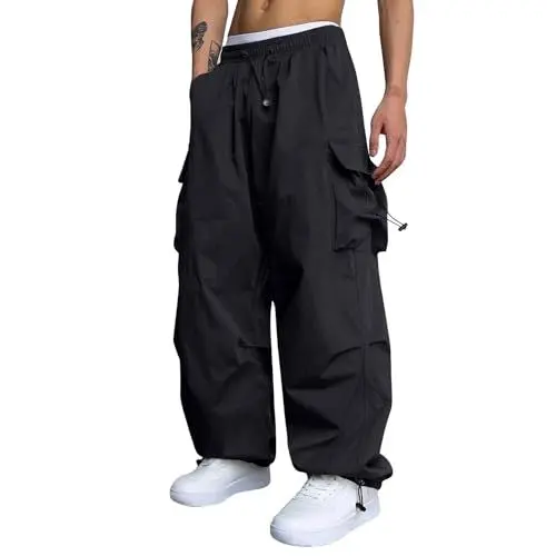 Produktbild: ZHENDEGL Baggy Hose Herren Taktische Hose Herren Outdoor Hose Herren Stoffhose Herren Sommer Motorradhose Herren Mit Protektoren Schlupfhose Herren Baggy Hose Herren 4XL Y2k Hose