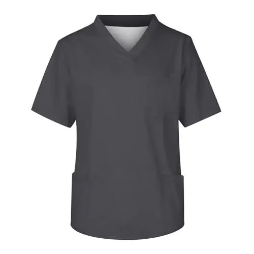 Produktbild: ZHENDEGL Kasack Kasack Arzt Kasack Herren Berufskleidung Arztkittel Herren Kasa Arzt Kostüm Greys Anatomy Kostüm Op Kleidung Berufsbekleidung Pflege Schlupfkasack Herren Pflege Herren Kasacks Pflege