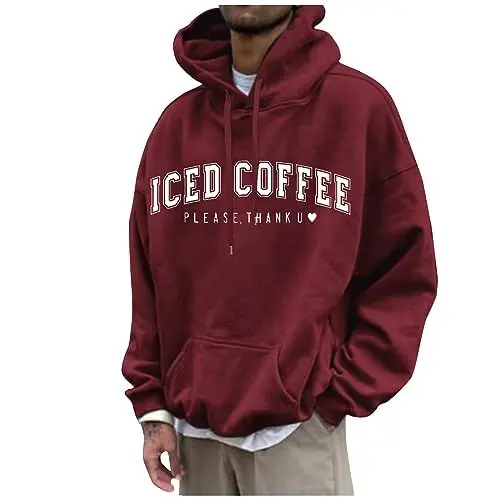 Produktbild: ZHENDEGL Knit Sweater Herrenpullover Modern Winter Hoodies Herren Kapuzenpulli Herren Hoodie Sweater Herren Hoodies Teenager Hoodies Teenager Half Zip Pullover Herren Stussy Hoodie Halloween Pullover