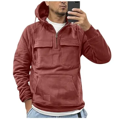 Produktbild: ZHENDEGL Stussy Hoodie Sweatshirt Mit Reißverschluss Herren Oversize Hoodie Sweatjacke Jungen Hoodie Herren Winterpullover Herren Strickpullover Herren Pullover Herren Hoodie Herren Reißverschluss