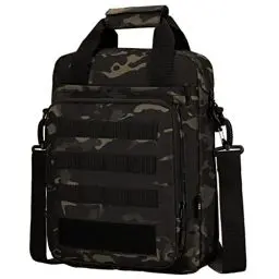 Produktbild: ZHIERNA Taktische Aktentasche Umhangetasche Schultertasche Kleine Herrentasche Kuriertasche, Heavy Duty MOLLE Handtasche für Arbeit, Reisen, Camping, Wandern