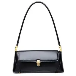 Produktbild: zhongningyifeng Kleine Clutch Umhängetasche für Damen Leder Mini Tote Handtasche Geldbörse mit Schnallenverschluss