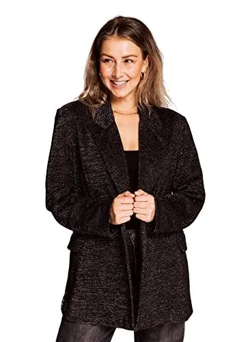 Produktbild: Zhrill Damen Blazer CATIRA in Black meliert - ZB522953-R-N9589, Größe:XS