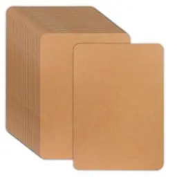 Produktbild: Zhtulck Kraftpapier Karten, 100 Stück A6 Postkarten Blanko, 250g/m² Karteikarten 14,8 x 10,5 cm Karten Kraftpapier für DIY, Selbstgestalten, Grußkarten, Einladungen - Braun