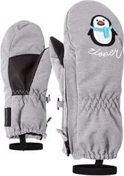 Produktbild: Ziener Baby LE ZOO MINIS glove Ski-handschuhe / Wintersport |warm, atmungsaktiv, grau (light melange), 86cm