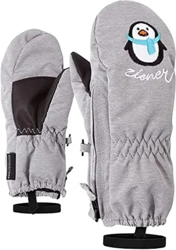 Produktbild: Ziener Baby LE ZOO MINIS glove Ski-handschuhe / Wintersport |warm, atmungsaktiv, grau (light melange), 86cm