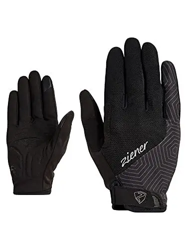 Produktbild: Ziener Damen CEDA Fahrrad/Mountainbike/Radsport-Handschuhe | Langfinger mit Touchfunktion - atmungsaktiv,dämpfend, Black, 6,5
