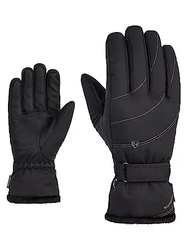 Produktbild: Ziener Damen KAHLI Ski-Handschuhe/Wintersport | Primaloft, Plüschfutter, Black, 7