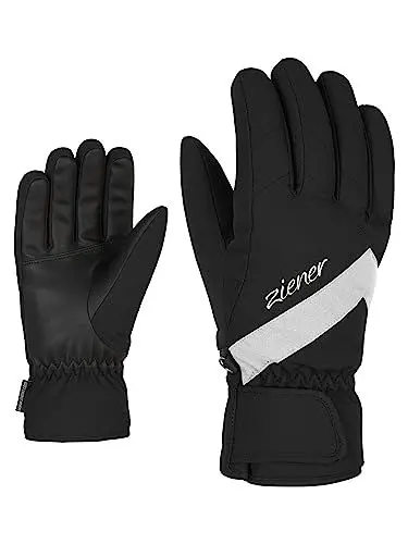 Produktbild: Ziener Damen KAITI Ski-Handschuhe/Wintersport | wasserdicht, atmungsaktiv, Black.White, 8.5