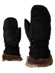 Produktbild: Ziener Damen KEM MITTEN lady glove Ski-handschuhe / Wintersport |warm, atmungsaktiv, schwarz (black-Stru), 7.5