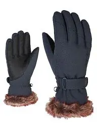 Produktbild: Ziener Damen Kim Lady Glove Ski-Handschuhe/Wintersport |warm, atmungsaktiv, Gray Ink Spark