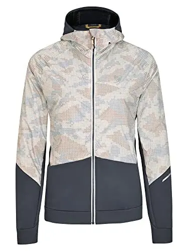 Produktbild: Ziener Damen NAKIMA Funktions- / Hybrid-Hacke Bergsport, Skitour | winddicht, Primaloft Active, beige camo, 44