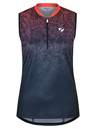 Produktbild: Ziener Damen NALERINA Fahrradtrikot/Radtrikot - Mountainbike|Rennrad - atmungsaktiv,schnelltrocknend,elastisch,ärmellos, Signal Peach, 40