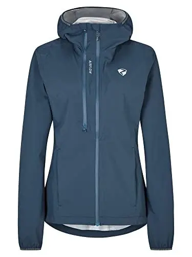 Produktbild: Ziener Damen NARELA Regenjacke - Fahrrad|Mountainbike|Outdoor - wasserdicht,atmungsaktiv,Ventilation, hale navy, 38