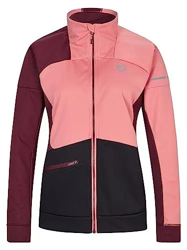 Produktbild: Ziener Damen NORIKA Softshell- / Hybrid-Jacke Skitour | atmungsaktiv, winddicht, funktionell, pink vanilla, 36