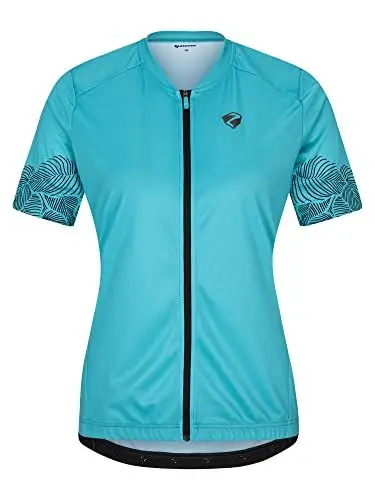 Produktbild: Ziener Damen NYMERIA Fahrradtrikot/Radtrikot - Mountainbike|Rennrad - atmungsaktiv,schnelltrocknend,elastisch,Kurzarm, Aquamarine, 42