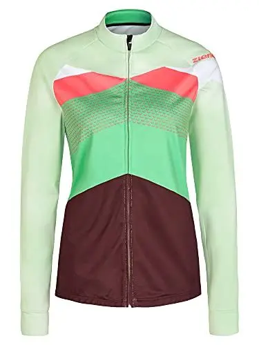 Produktbild: Ziener Damen Nadire Langarmtrikot Rad Sport Mountainbike atmungsaktiv stretch, Signal Peach, 40 EU