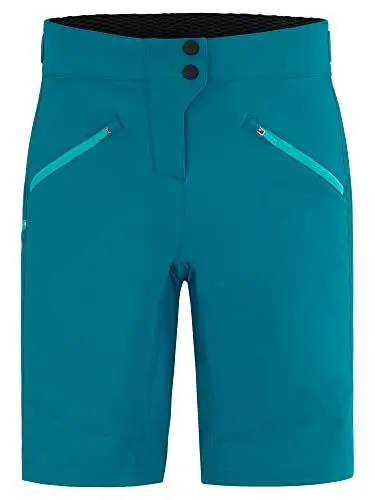 Produktbild: Ziener Damen Nasita X-function Fahrrad Shorts Rad Hose mit Innenhose Mountainbike Outdoor Freizeit atmungsaktiv schnelltrocknen, Crystal Blue, 36 EU