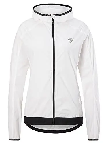 Produktbild: Ziener Damen Noria Windjacke Fahrrad Mountainbike Outdoor winddicht atmungsaktiv wasserabweisend , Weiß, 40 EU