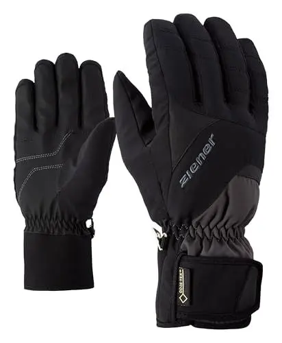 Produktbild: Ziener Erwachsene GUFFERT GTX Glove Alpine Ski-Handschuhe/Wintersport | Wasserdicht, Atmungsaktiv, Graphite/Black, 9.5