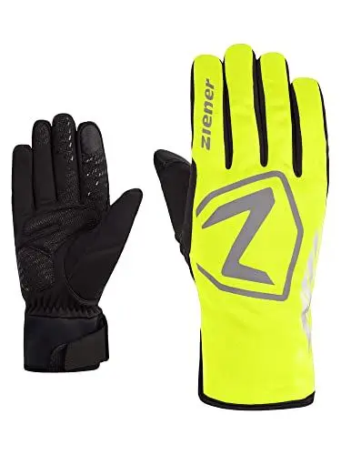 Produktbild: Ziener Herren DAQUA Fahrradhandschuhe, Winter |wasserdicht, Soft-Shell, gepolstert, Poison Yellow, 6,5