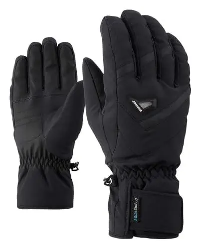 Produktbild: Ziener Herren GARY AS glove ski alpine Ski-handschuhe / Wintersport | wasserdicht, atmungsaktiv, schwarz (black), 7