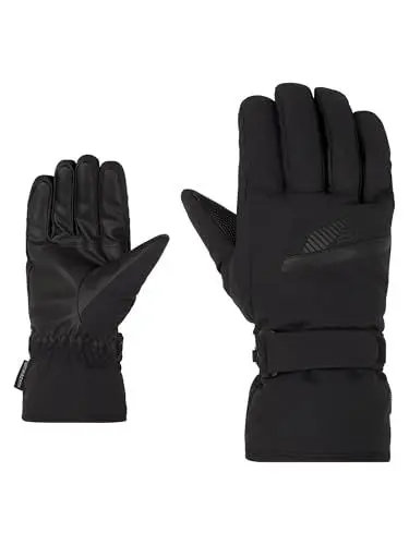 Produktbild: Ziener Herren GORDANUS Ski-Handschuhe/Wintersport | wasserdicht, PFC frei, Black/Graphite, 8