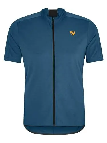 Produktbild: Ziener Herren NADEKO Fahrradtrikot/Radtrikot - Mountainbike|Rennrad - atmungsaktiv,schnelltrocknend,elastisch,Kurzarm, hale Navy, 52