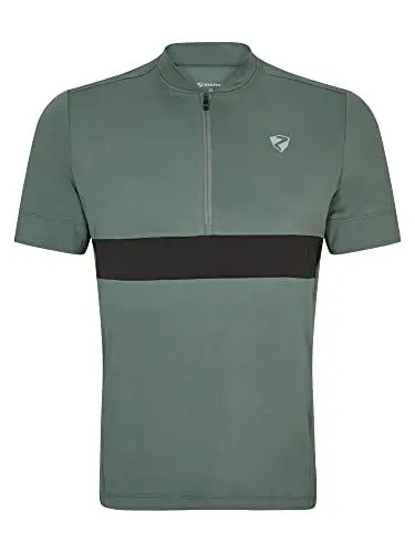 Produktbild: Ziener Herren NARRAN Fahrradtrikot/Radtrikot - Mountainbike|Rennrad - atmungsaktiv,schnelltrocknend,elastisch,Kurzarm, Green Stone, 58