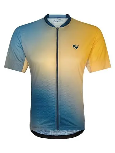 Produktbild: Ziener Herren NELETE Fahrradtrikot/Radtrikot - Mountainbike|Rennrad - atmungsaktiv,schnelltrocknend,elastisch,Kurzarm, hale Navy, 60