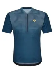 Produktbild: Ziener Herren NEMIC Fahrradtrikot/Radtrikot - Mountainbike|Rennrad - atmungsaktiv,schnelltrocknend,elastisch,Kurzarm, hale Navy, 46